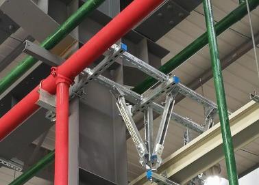 通化该抗震支架的整体式支吊架结构协调性好